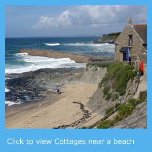 self catering cottages near a good beach 