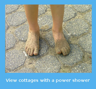 holiday cottages with a powerful shower